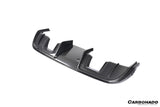 2017-2025 Porsche 718 Cayman Boxster GT4RS Style Autoclave Carbon Fiber Rear Diffuser Lip With Winglets And Exhaust Tips