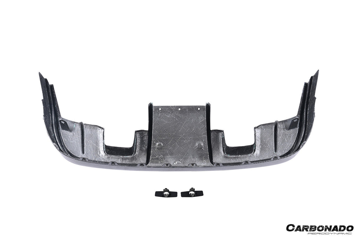2017-2025 Porsche 718 Cayman Boxster GT4 Style Dry Carbon Fiber Rear Diffuser Lip