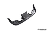 2017-2025 Porsche 718 Cayman Boxster GT4RS Style Autoclave Carbon Fiber Rear Diffuser Lip With Winglets And Exhaust Tips
