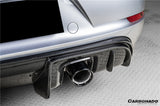 2017-2025 Porsche 718 Cayman Boxster GT4RS Style Autoclave Carbon Fiber Rear Diffuser Lip With Winglets And Exhaust Tips