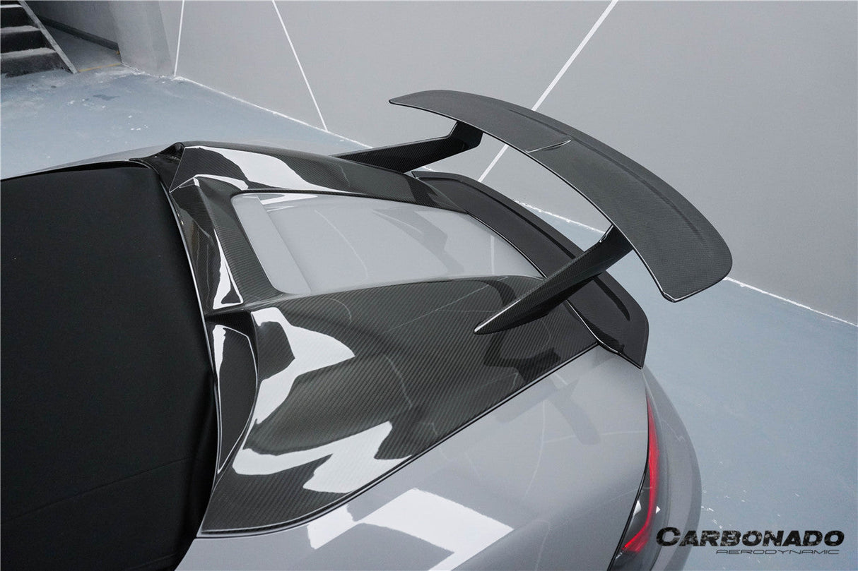 2012-2025 Porsche 718 981 Boxster HU Style Dry Carbon Fiber Hump Spoiler Wing