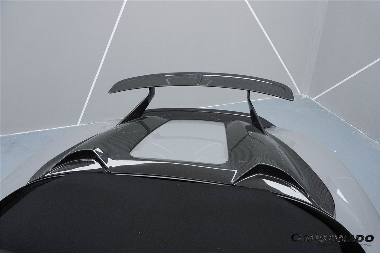 2012-2025 Porsche 718 981 Boxster HU Style Dry Carbon Fiber Hump Spoiler Wing