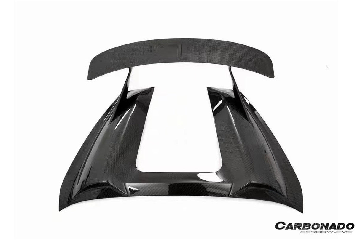 2012-2025 Porsche 718 981 Boxster HU Style Dry Carbon Fiber Hump Spoiler Wing