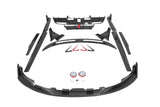 2023-UP Tesla Model 3 Highland RWD & AWD Turbo Style Carbon Fiber Pattern Look body kit