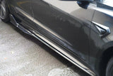2023-UP Tesla Model 3 Highland RWD & AWD Turbo Style Carbon Fiber Pattern Look body kit