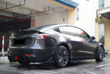 2023-UP Tesla Model 3 Highland RWD & AWD Turbo Style Carbon Fiber Pattern Look body kit