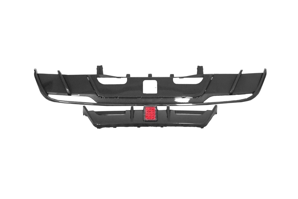 2023-UP Tesla Model 3 Highland RWD & AWD Turbo Style Carbon Fiber Pattern Look body kit