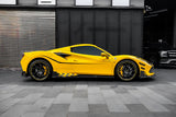2019-2024 Ferrari F8 MSY Style Autoclave Carbon Fiber Side Skirts