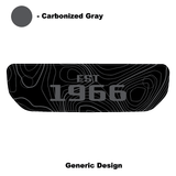 1966 Topographic Shifter Plate (Printed Series + Acrylic) - 2021+ Bronco