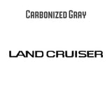 "Land Cruiser" Topographic Rear Tailgate Emblem Overlays - 2024+ Land Cruiser
