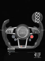 Carismo Steering Wheel For Audi R8 (Gen 2) - F1 Competition - Gloss Carbon - Alcantara