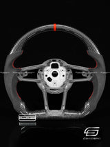 Carismo Steering Wheel For Audi R8 (Gen 2) - Sport - Gloss Carbon - Alcantara