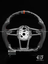 Carismo Steering Wheel For Audi R8 (Gen 2) - Sport - Gloss Forged Carbon - Alcantara