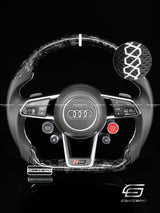 Carismo Steering Wheel For Audi R8 (Gen 2) - Sport - Gloss Forged Carbon - Perforated Leather