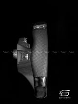 Carismo Steering Wheel For BMW G-Series (M Performance Wheels) - F1 Competition - Gloss Carbon - Perforated Leather