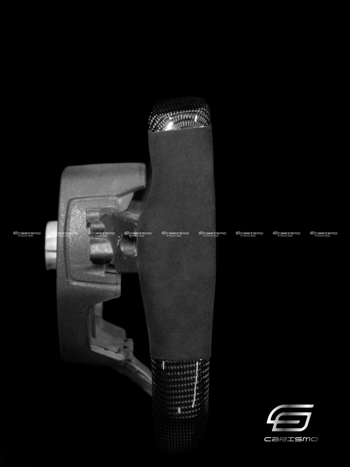Carismo Steering Wheel For BMW G-Series (M Performance Wheel) - F1 Competition - Gloss Carbon - Alcantara