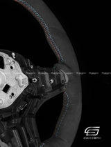 Carismo Steering Wheel For BMW G-Series (M Performance Wheel) - Signature - Full Alcantara (Heated)