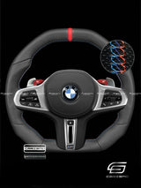Carismo Steering Wheel For BMW G-Series (M Performance Wheel) - Signature - Full Leather (Heated)