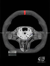 Carismo Steering Wheel For BMW G-Series (M Performance Wheels) - Signature - Full Alcantara (Heated)