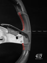 Carismo Steering Wheel For Chevrolet Corvette (C8) - Signature - Gloss Carbon - Perforated Leather