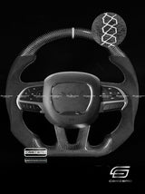 Carismo Steering Wheel For Dodge / SRT (2015+) - Sport - Gloss Carbon - Alcantara