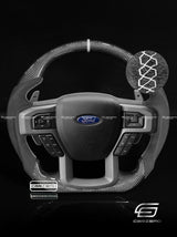 Carismo Steering Wheel For Ford F-150 Raptor (Gen 2) - Sport - Gloss Carbon - Alcantara