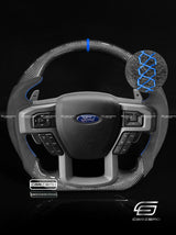 Carismo Steering Wheel For Ford F-150 Raptor (Gen 2) - Sport - Gloss Carbon - Alcantara