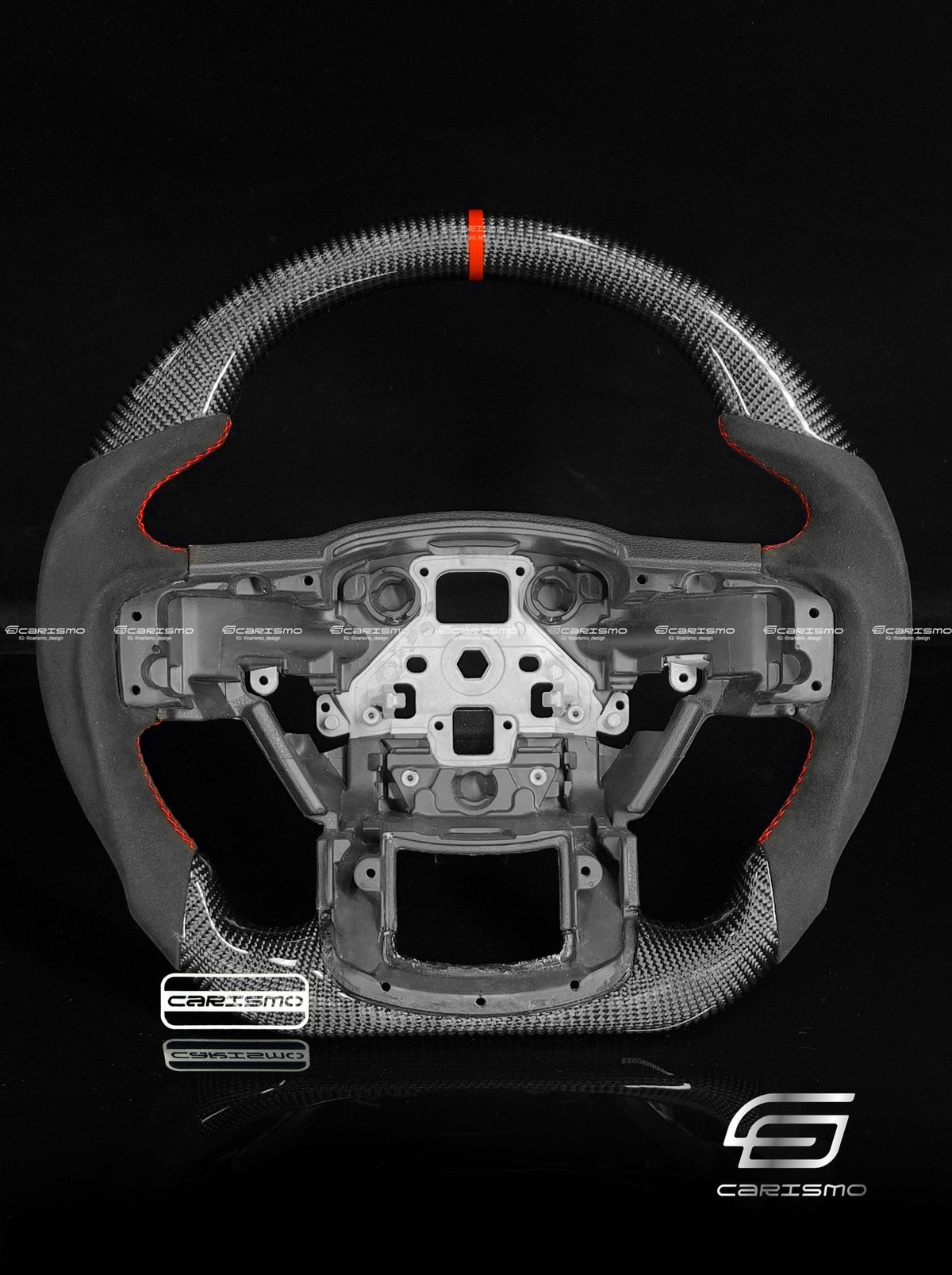 Carismo Steering Wheel For Ford F-150 Raptor (Gen 2) - Sport - Gloss Carbon - Alcantara