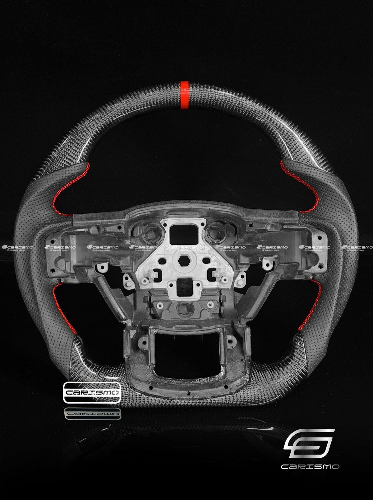 Carismo Steering Wheel For Ford F-150 Raptor (Gen 2) - Sport - Gloss Carbon - Perforated Leather