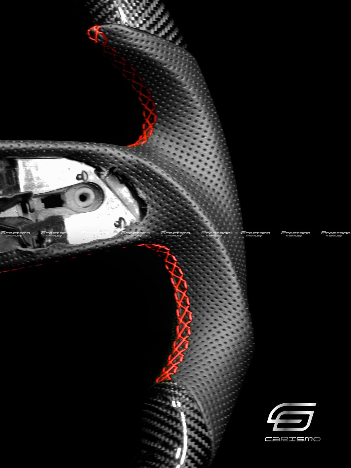 Carismo Steering Wheel For Ford F-150 Raptor (Gen 2) - Sport - Gloss Carbon - Perforated Leather
