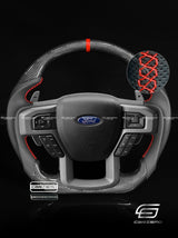 Carismo Steering Wheel For Ford F-150 Raptor (Gen 2) - Sport - Gloss Carbon - Perforated Leather