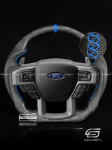 Carismo Steering Wheel For Ford F-150 Raptor (Gen 2) - Sport - Gloss Carbon - Perforated Leather