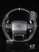 Carismo Steering Wheel For Ford F-150 Raptor (Gen 3) - Sport - Gloss Carbon - Perforated Leather
