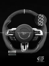 Carismo Steering Wheel For Ford Mustang (S550 Pre-2018) - Sport - Gloss Carbon - Perforated Leather