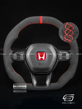 Carismo Steering Wheel For Honda Civic (FE) / Type R (FL5) - Signature - Full Alcantara