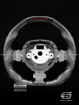 Carismo Steering Wheel For Lamborghini Aventador - Sequential RPM LED - Gloss Carbon - Perforated Leather