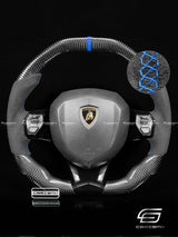 Carismo Steering Wheel For Lamborghini Aventador - Signature - Gloss Carbon - Alcantara