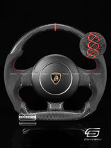 Carismo Steering Wheel For Lamborghini Gallardo - Sport - Gloss Carbon - Alcantara
