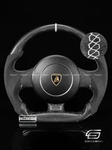 Carismo Steering Wheel For Lamborghini Gallardo - Sport - Gloss Carbon - Alcantara