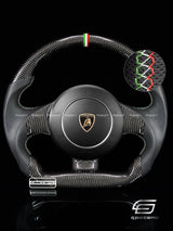 Carismo Steering Wheel For Lamborghini Gallardo - Sport - Gloss Carbon - Perforated Leather