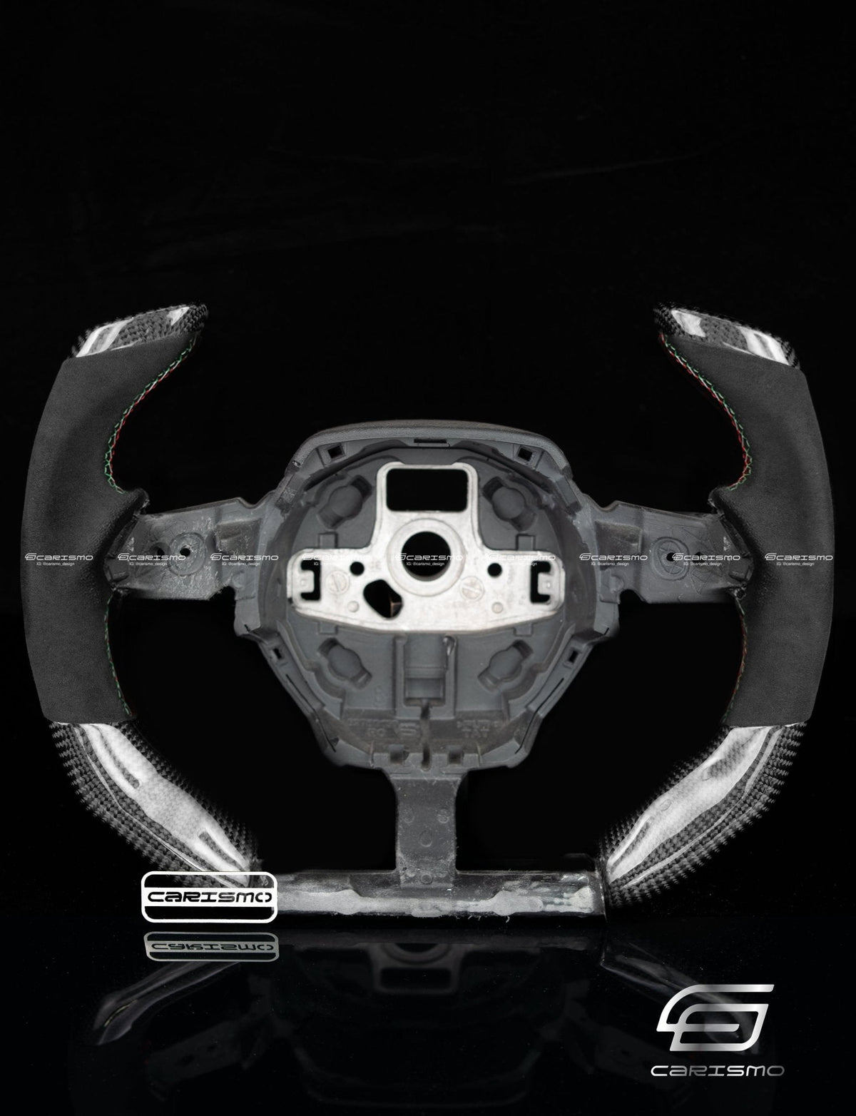 Carismo Steering Wheel For Lamborghini Huracan - F1 Competition - Gloss Carbon - Alcantara