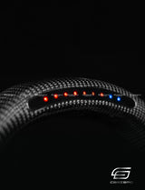 Carismo Steering Wheel For Lamborghini Huracan - Sequential RPM LED - Gloss Carbon - Alcantara