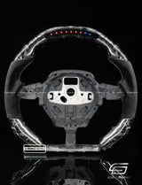 Carismo Steering Wheel For Lamborghini Huracan - Sequential RPM LED - Gloss Forged Carbon - Alcantara