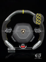 Carismo Steering Wheel For Lamborghini Huracan - Signature - Gloss Carbon - Alcantara