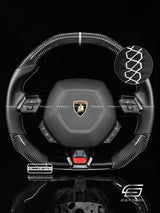 Carismo Steering Wheel For Lamborghini Huracan - Signature - Gloss Carbon - Smooth Leather