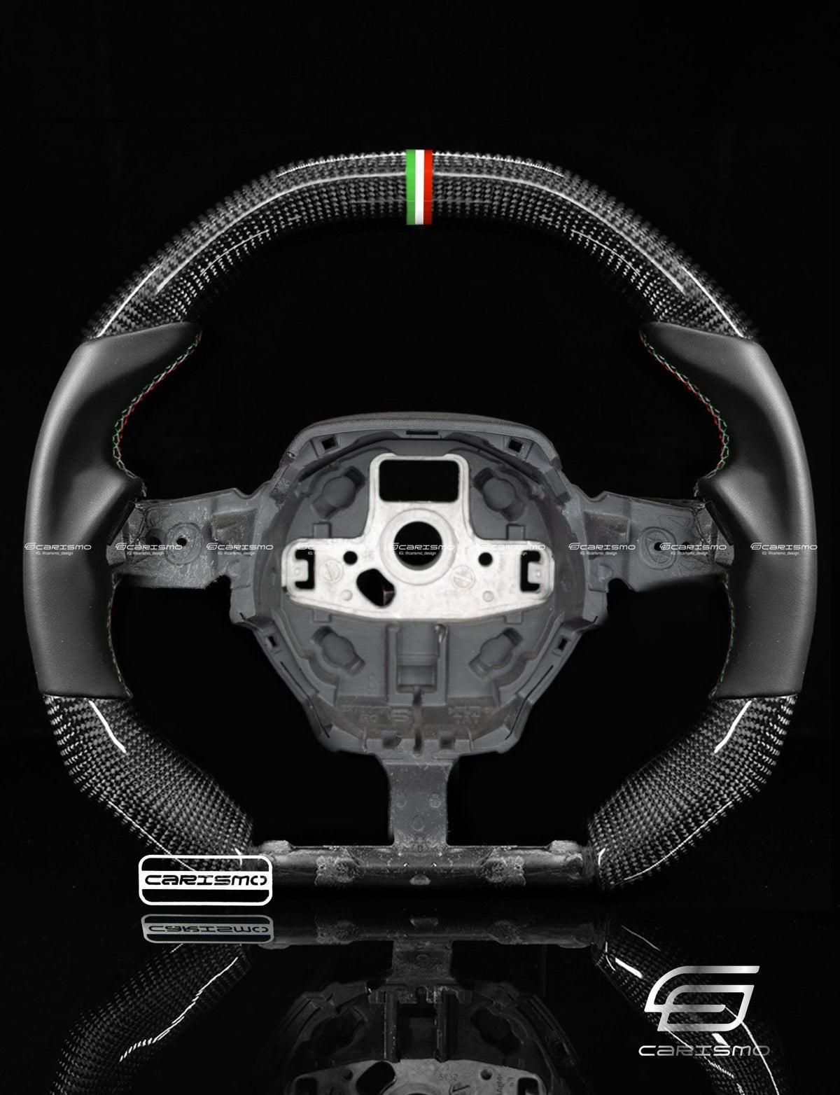 Carismo Steering Wheel For Lamborghini Huracan - Signature - Gloss Carbon - Smooth Leather