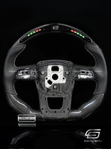 Carismo Steering Wheel For Lamborghini Urus - Classic RPM LED - Gloss Carbon - Perforated Leather