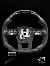 Carismo Steering Wheel For Lamborghini Urus - Sequential RPM LED - Gloss Carbon - Perforated Leather