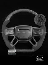 Carismo Steering Wheel For Land Rover Defender (L663) - Sport - Gloss Carbon - Alcantara