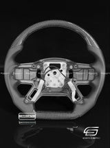 Carismo Steering Wheel For Land Rover Defender (L663) - Sport - Gloss Carbon - Perforated Leather
